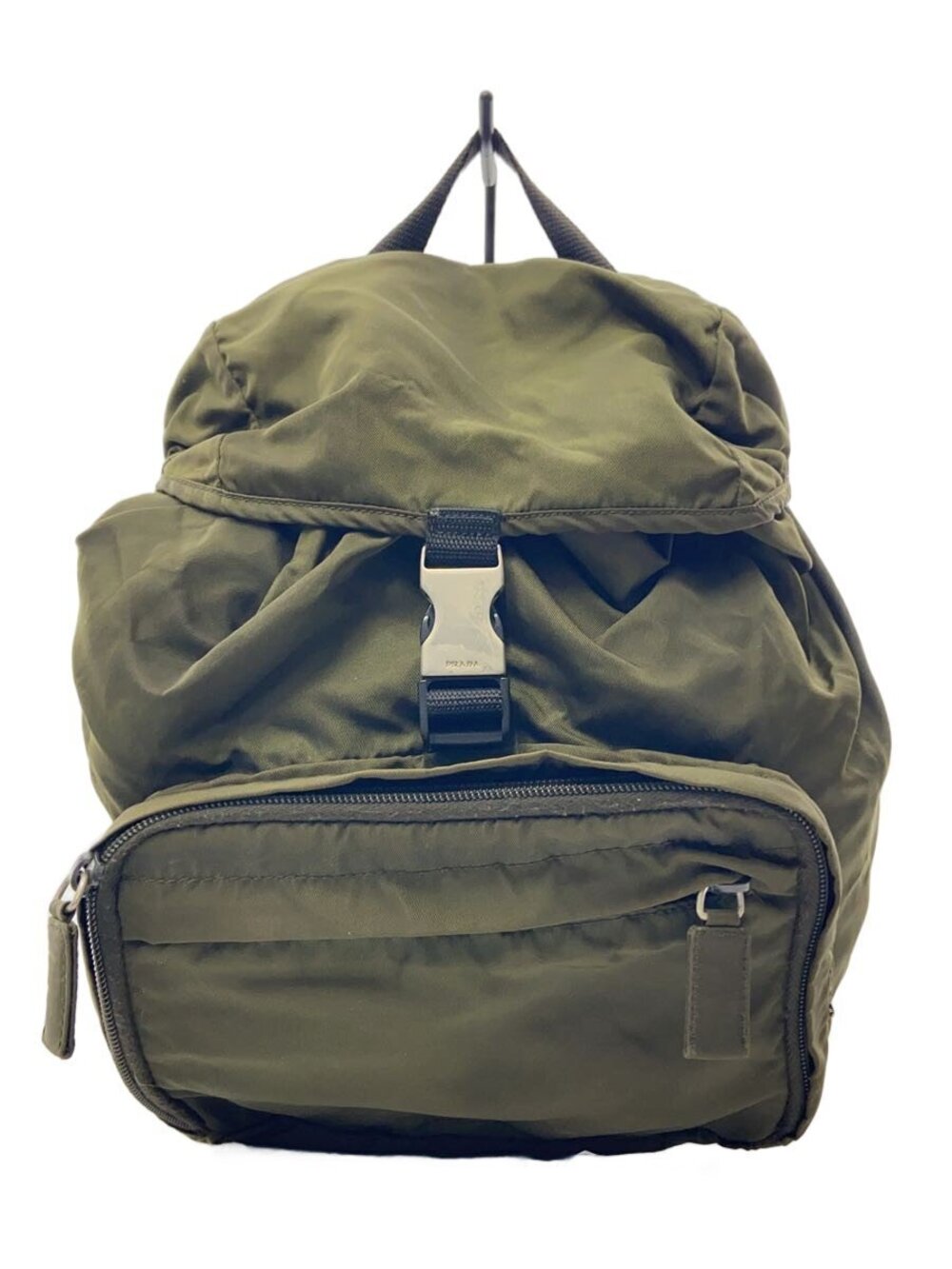 Prada Backpack Daybag Rucksack Khaki Green